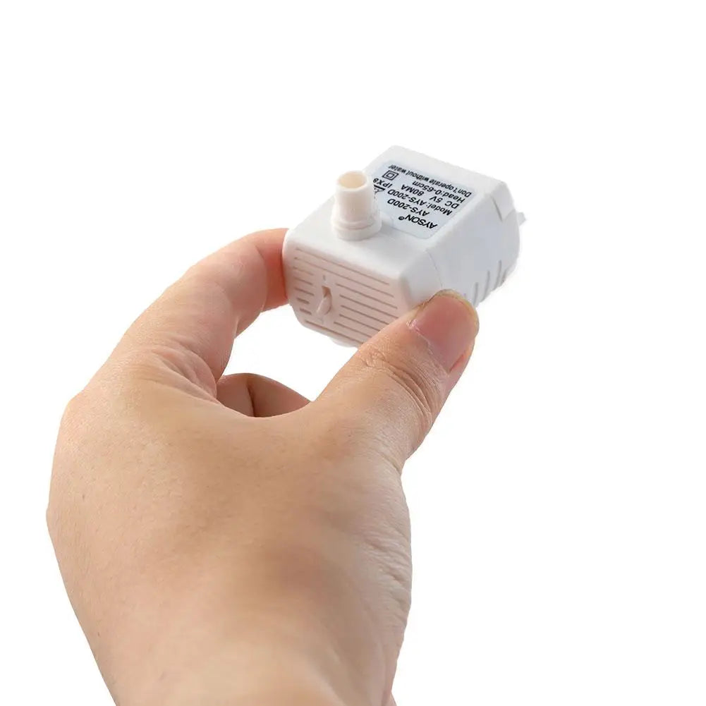 Water Pump LED Light Pet Cat Water Fountain Motor Replacement for Cat Pet Water Fountain Pump Dispenser Pet Accessories