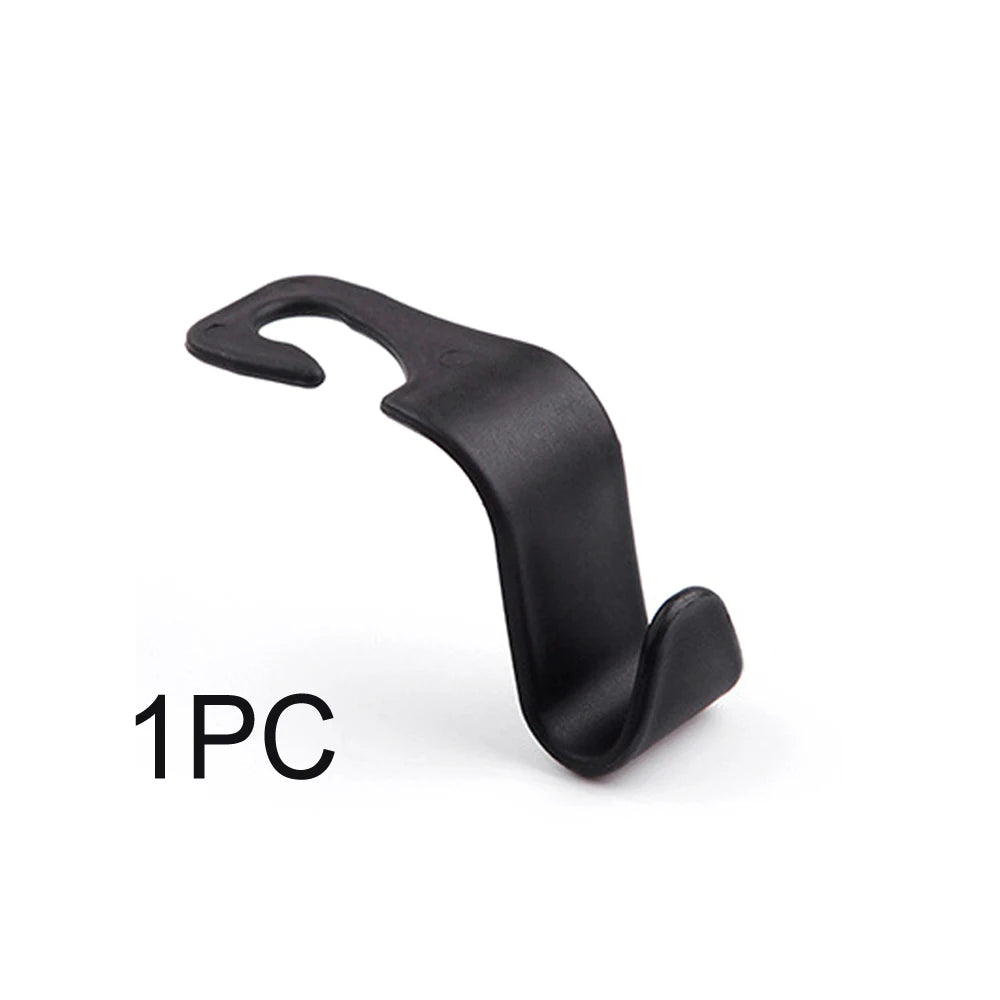 4/2/1 PCS Car Seat Headrest Hook for Auto Rear Seat Organizer Hanger Storage Holder for Handbag Purse Bags Clothes Coats