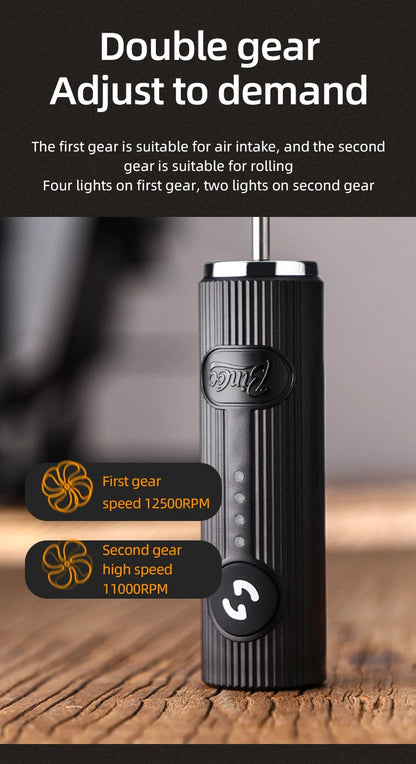 Bincoo New Milk Foamer Coffee Whisk Mixer Electric Blender Egg Beater Mini Frother Handle Stirrer Cappuccino Maker Cooking Tools