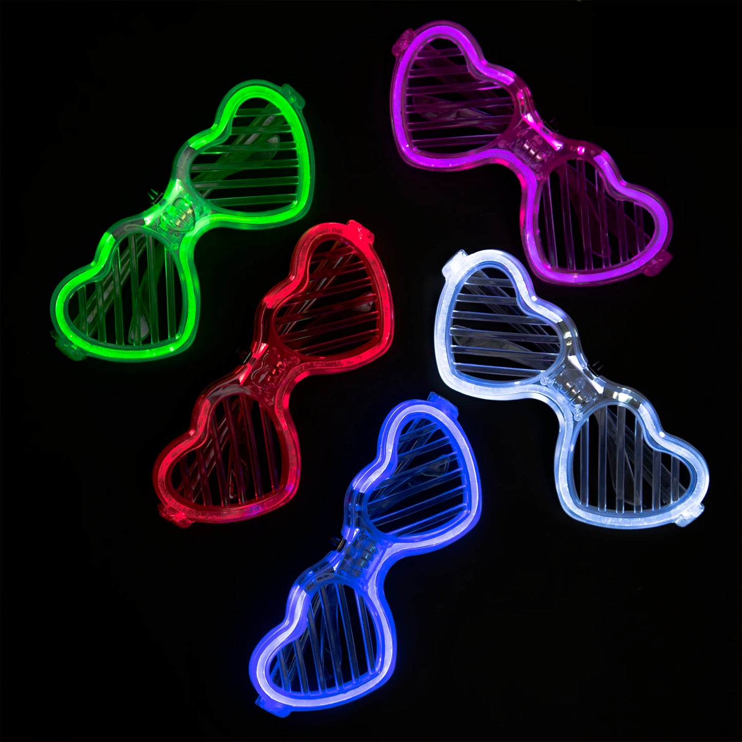 1 Pc Party Glow in the Dark Glasses Light Up LED Glasses Neon Party Favors Sunglasses Party Decor Party Supplies