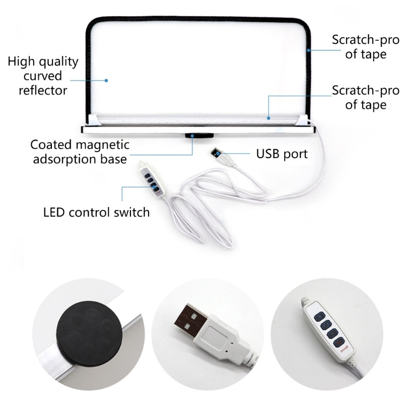 Striped Flexible Foldable Paintless Dent Repair Lined Light Reflector Board Dent Panel Portable Reflector Board Led