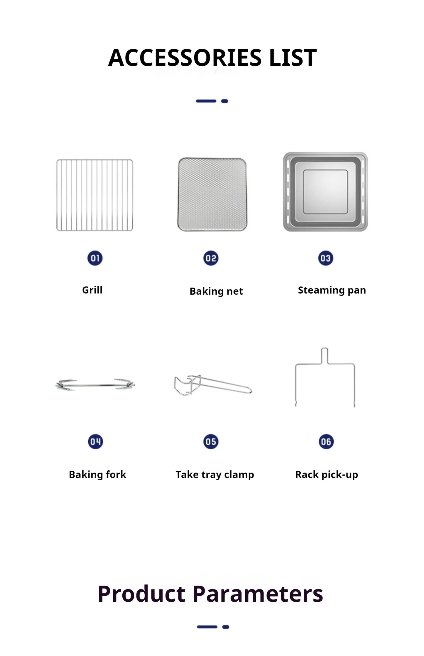 High-end smart air fryer, baking and frying dual-purpose, fully automatic and efficient touch-screen air steam oven for commerci