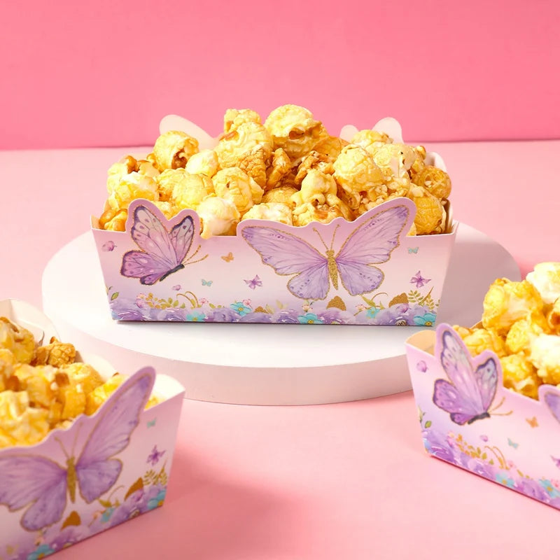 Butterfly Party Snack Tray Butterfly Birthday Party Decoration Kids Girls Birthday Party Supplies Baby Shower Party Decoration