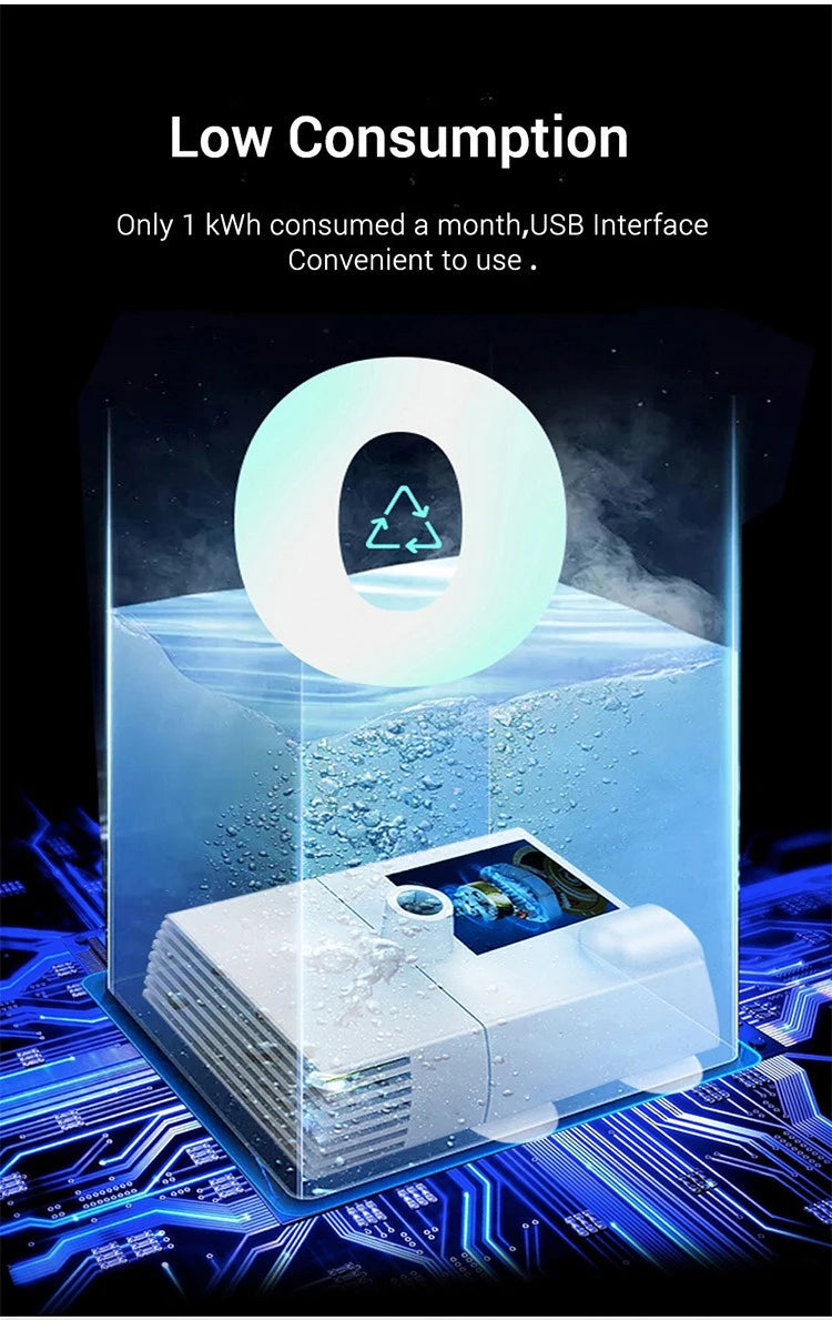 Auto Smart Cat Water Fountain Quiet Tilted Design Energy Efficient Pet Drinker for Fresh Water Circulation