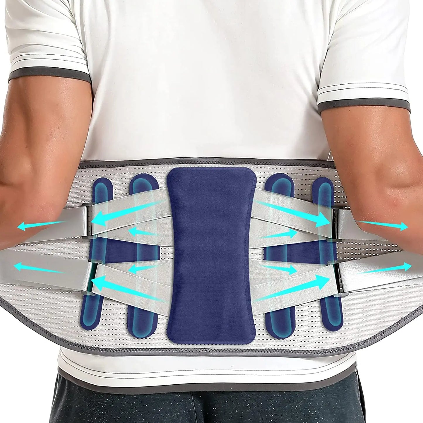 Back Brace for Men and Women,Lumbar Brace for Lower Back Pain Relief,Breathable Waist Lumbar Back Support Belt for Back Pain