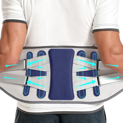 Back Brace for Men and Women,Lumbar Brace for Lower Back Pain Relief,Breathable Waist Lumbar Back Support Belt for Back Pain