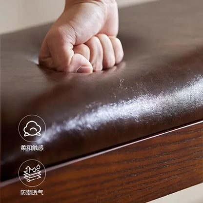 Bedroom Wooden Stool Storage Dressers Lazy Shoes Changing Side Table Entryway Bench Ergonomic Taburete Madera Nordic Furniture