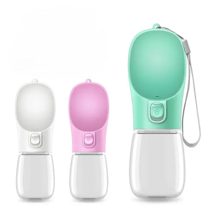 Outdoor Walking Puppy Pet Travel Water Bottle and Drinking Bowl for Small and Large Dogs, Portable Dog and Cat Supplies