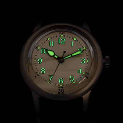 【SHY035】THORN Watch CuSn8 Tin Bronze Watch 36mm Diameter WWII Military Watch Retro Watch Trendy Men's Watch NH35 Movement