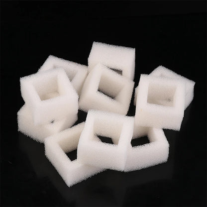 10Pcs Cat Water Fountain Water Pump Foam Filters Compatible With Square Dispensers Pre-Filtered For Fresh & Clean Drinking Water