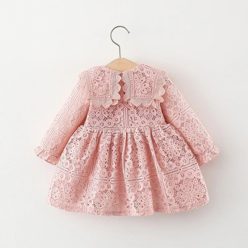 Spring Autumn toddler Girl Babys Clothes infant Lace Dress costume for newborn Girl clothing 1st Birthday Princess Dresses dress