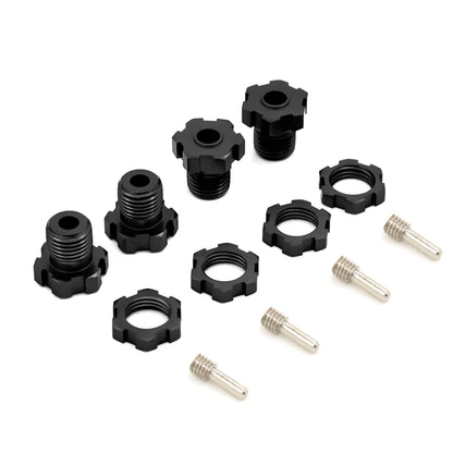 1 set 17mm Hex Nuts Splined Wheel Hubs  for traxxas E-REVO wheel hubs 5353X 1/10 E-MAXX Summit E-REVO REVO 3.3