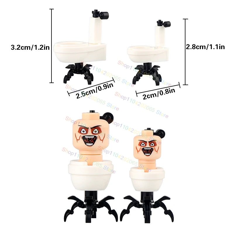 Hot Game Building Blocks Skibidi Toilet Accessories TV Monitor Cameraman Speakman Figures Toys KDL829 KDL826 KDL828