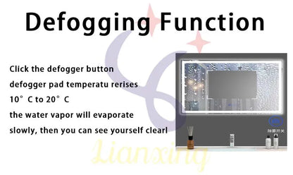 smart switch touch  Strip light controller  smart with anti fog LED dimmable smart  24W led driver switch mirror touch