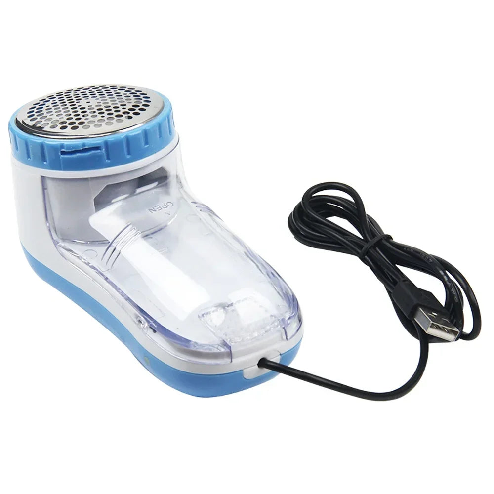 Electric Fabric Shaver Lint Remover USB Powered Cordless Sweater Cleaner for Clothes Sofa Home 1PC