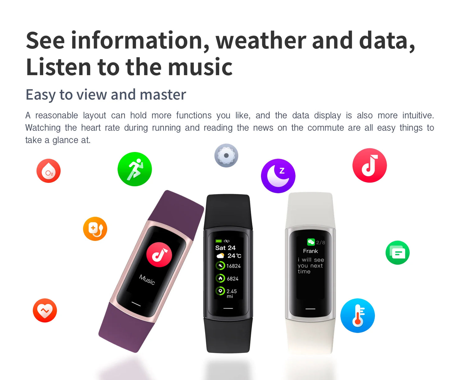 LIGE Sport Smart Bracelet Fitness Tracker For Man Women Band Waterproof Connected Phone Tracker Men Smart Watch For Android ios