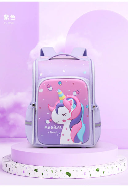 primary school bags for girls cute cartoon love heart pink school backpack student bookbag elementary school kids backpack