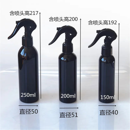 10 pcs Black Spray Bottle With Trigger Sprayer 100ml 150ml 250ml 300ml 500ml