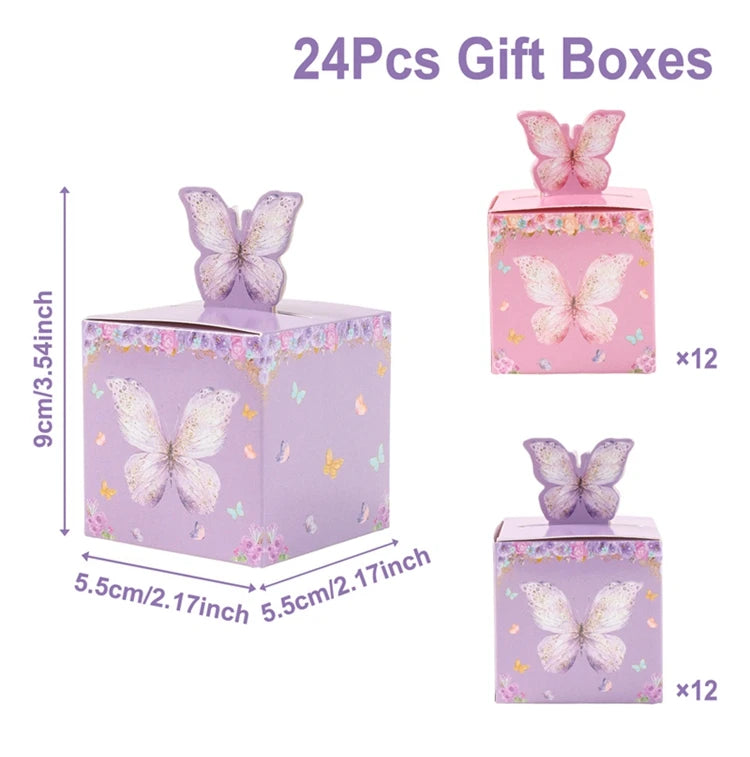 Butterfly Party Snack Tray Butterfly Birthday Party Decoration Kids Girls Birthday Party Supplies Baby Shower Party Decoration