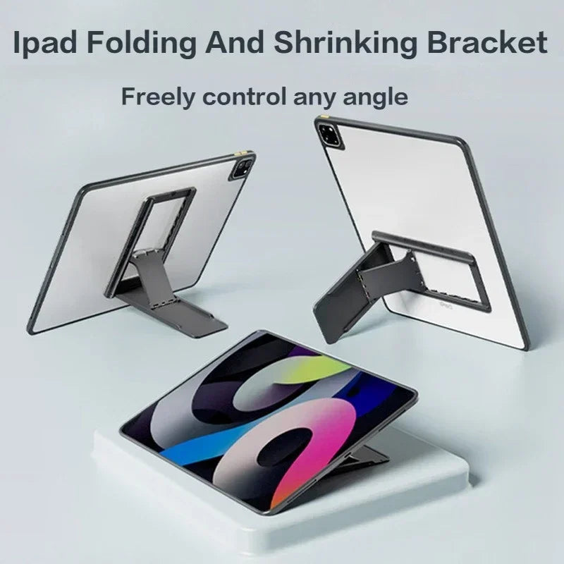 Universal Tablet Stand Foldable Storage Portable Sticky Creative Tablet Bracket for Ipad Desktop E-Reader Bracket Tablet Holder