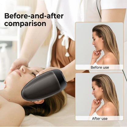 Barber Massager Cordless Handheld Heat Massager USB Charging Vibration Head Massage Professional Men's Barberology Massager