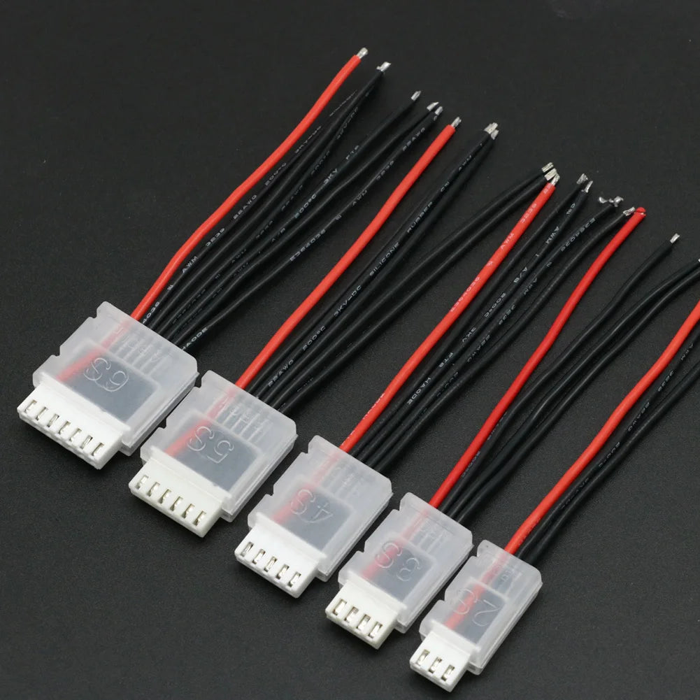 20pcs/lot 2S 3S 4S 5S 6S JST-XH Balanced head protection Balance Plug Savers AB Clip for Rc Lipo Battery