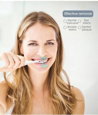 Electric Toothbrush Sonic Dental Teeth Whitening Kit Tooth Whitener Calculus Tartar Remover Tools Cleaner Stain Oral Care