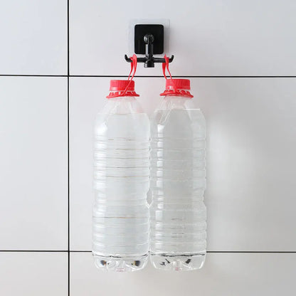 Kitchen Organizer Swivel Hooks Creative Hooks Hooks Hole-free Multifunctional Explosion Hooks Rotatable Dual-Use