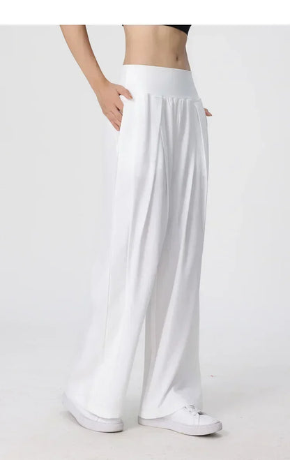 Yoga Pants Outdoor Loose Athletic Casual Pants Running Fitness Wide Leg Pants