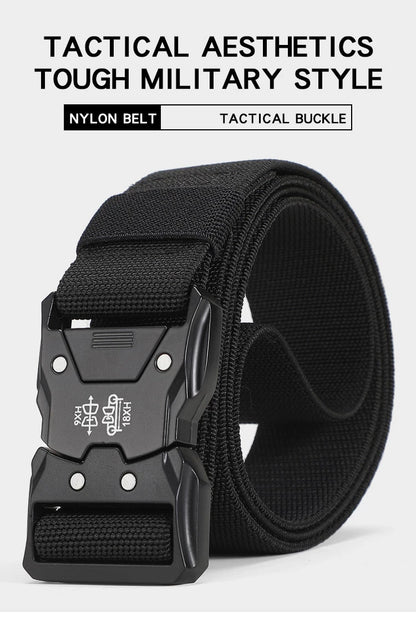 Tactical Belt Quick Release Elastic Belt Casual Tooling Training Belt Men's Trousers Belt