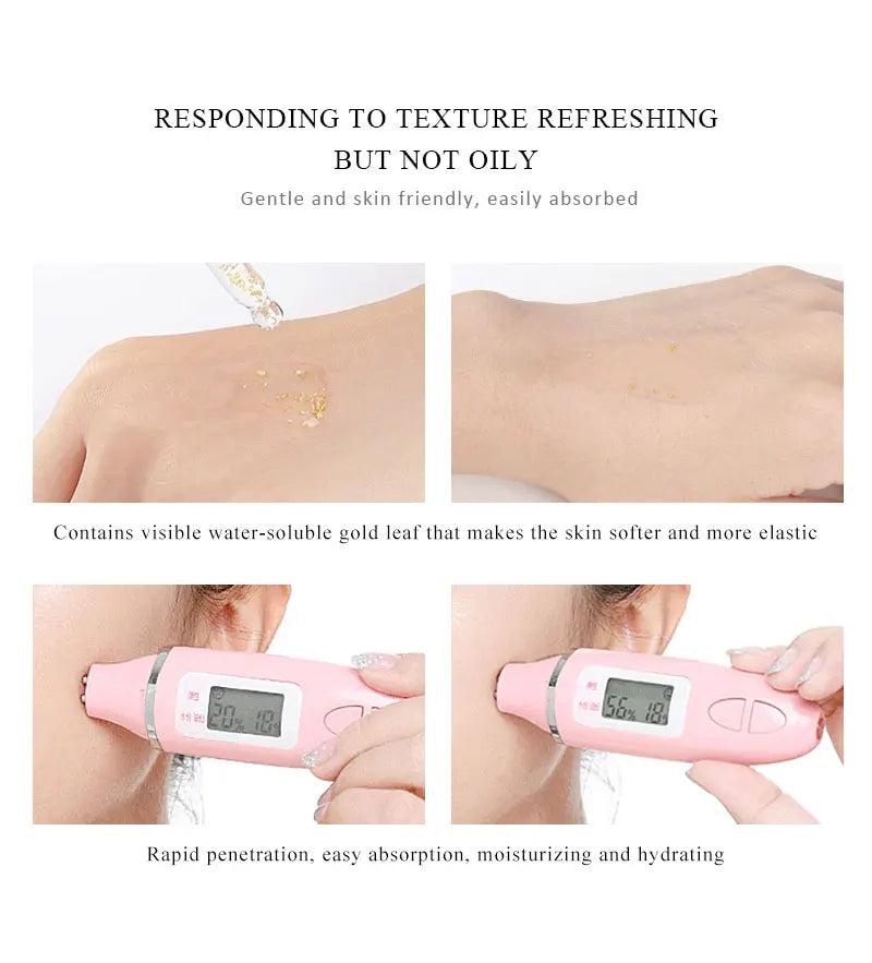 BELYN BERLY Face Serum 3Pcs/Lot Hyaluronic Acid + Vitamin C + 24k Gold Serum Moisturizing Spot White Facial Serum