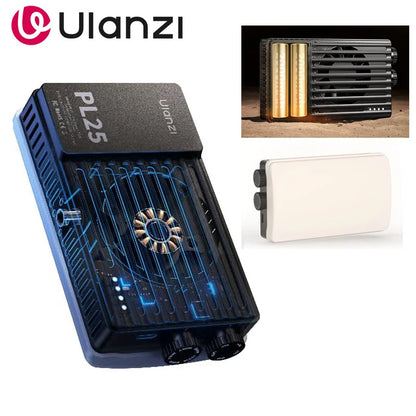ULANZI PL25 25W LED Panel Light 2700K-6500K CRI 96+Type-C Fast Charging Studio Photography Light for Phone Camera Vlog Shooting