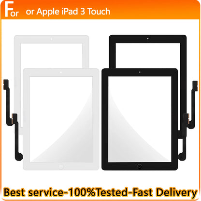 Tablet Touch Panel For iPad 3 A1416 A1430 A1403 Touch Screen Digitizer Assembly with Home Button For iPad 3 Screen Replecement