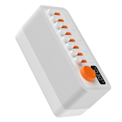 White Noise Sleep Sound Machine Bluetooth Speaker DIY Smart Sleep Aid Speaker RGB Color Night Light With 8 Nature Sounds