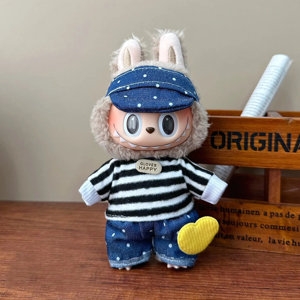 Cute Doll Clothes for Labubu Clothing Gift New Workwear Series Clothing Accessories