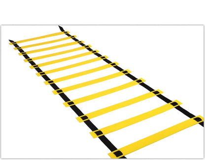 Sports Agility Ladder Football Adjustable Nylon Strap Jumping Ladder Speed Fitness Body Coordination Warm-Up Training Tool