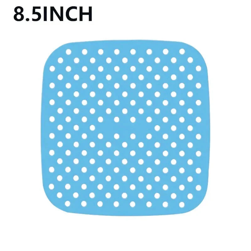 Reusable Silicone Air Fryer Liners Air Fryer Mats Parchment Paper Replacement Non-Stick Air Fryer Accessories for Cosori Gowise
