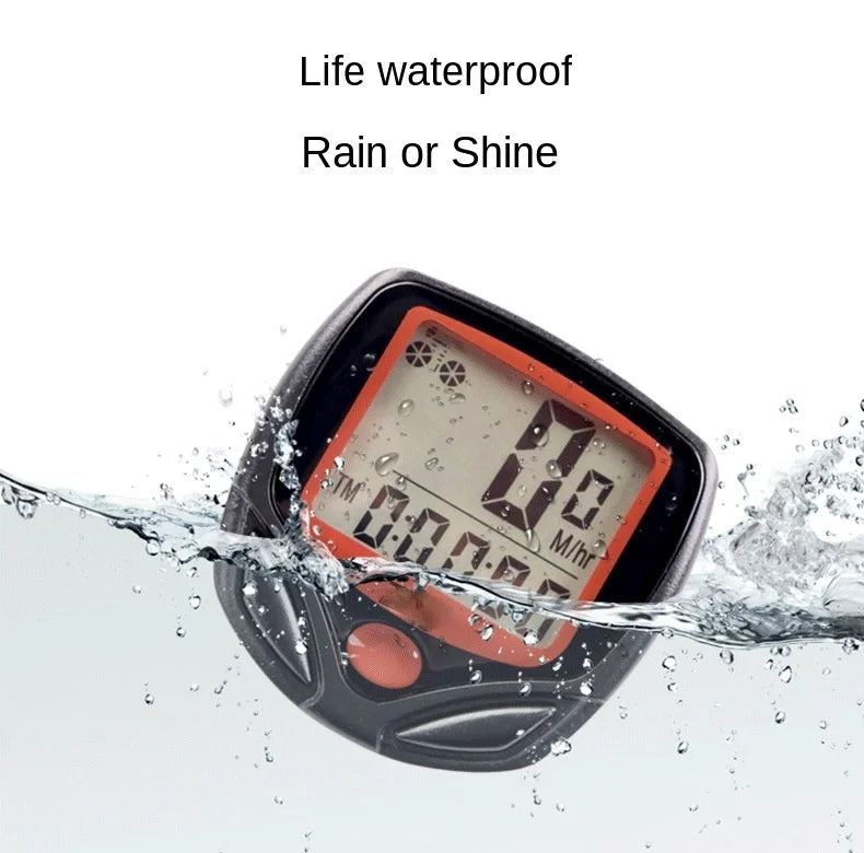 Waterproof Bicycle Bike Cycle Lcd Display Digital Computer Speedometer cycling computer