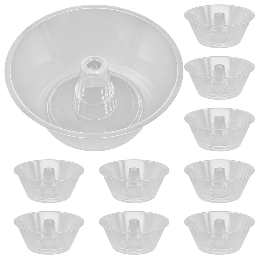 10pcs Convenient Drink Cup Bowls Snacks and Drink Cup Bowl Portable Drink Cup TopBowls Convenient Outdoor Food Bowls