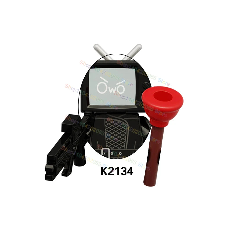 Hot Game Building Blocks Skibidi Toilet Accessories TV Monitor Cameraman Speakman Figures Toys KDL829 KDL826 KDL828