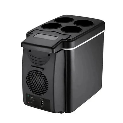 6L Electric Car Portable Mini Ice Box Vehicle Refrigeration & Heating Car Electronic Devices Portable Fridge Freezer for Camping