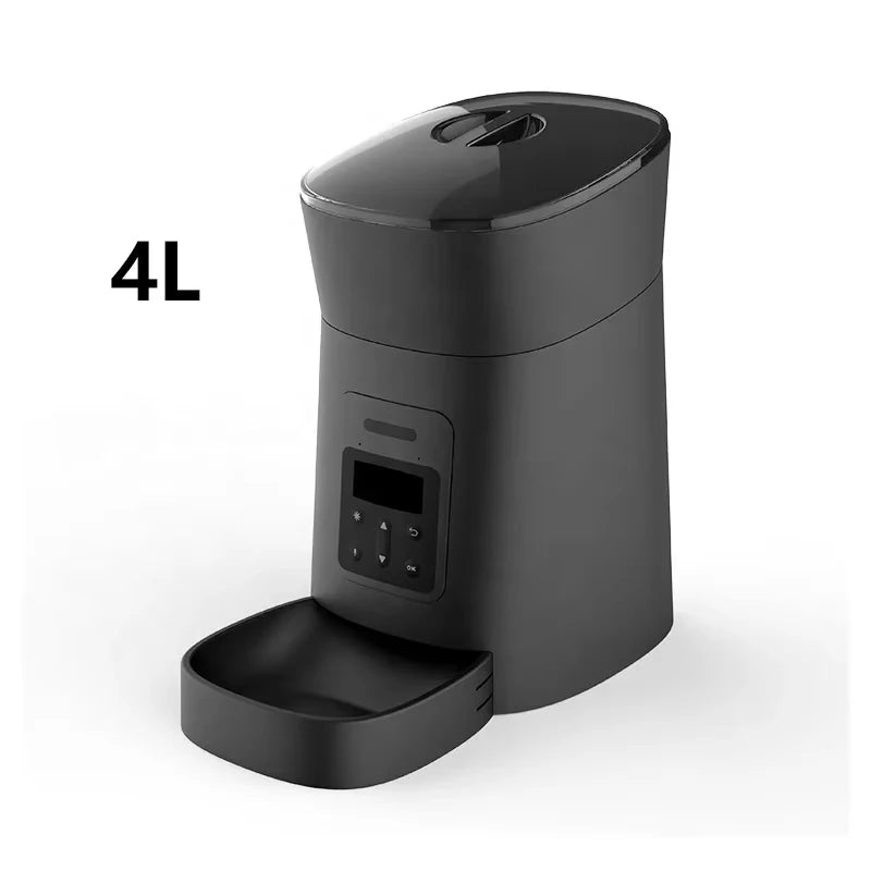 Video Automatic Pet Feeder with HD Camera, Food Dispenser for Cats and Dogs WiFi Smart Feeder with Camera 6L 2-Way Audio,Mobile