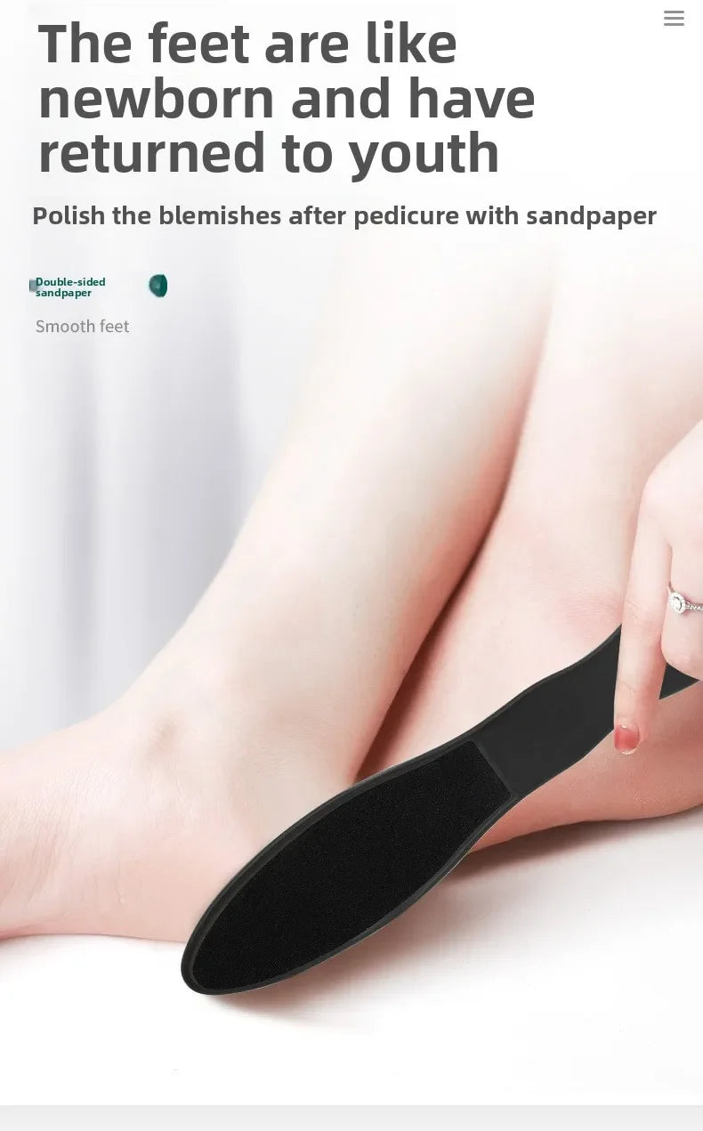 Foot care Foot board file tool set Stainless steel foot washboard Foot grinder to remove dead skin Calluses Pedicure Foot board