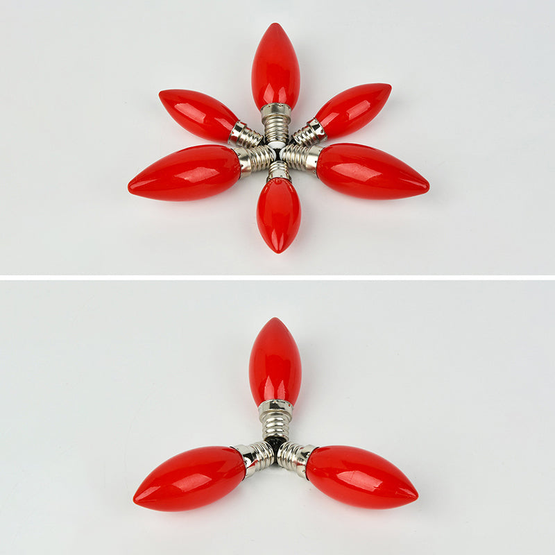 1PC LED altar bulb E12/E14 Red candle Buddha lamp decorative lamp Buddha bead decorative lamp