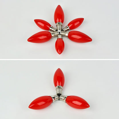 1PC LED altar bulb E12/E14 Red candle Buddha lamp decorative lamp Buddha bead decorative lamp