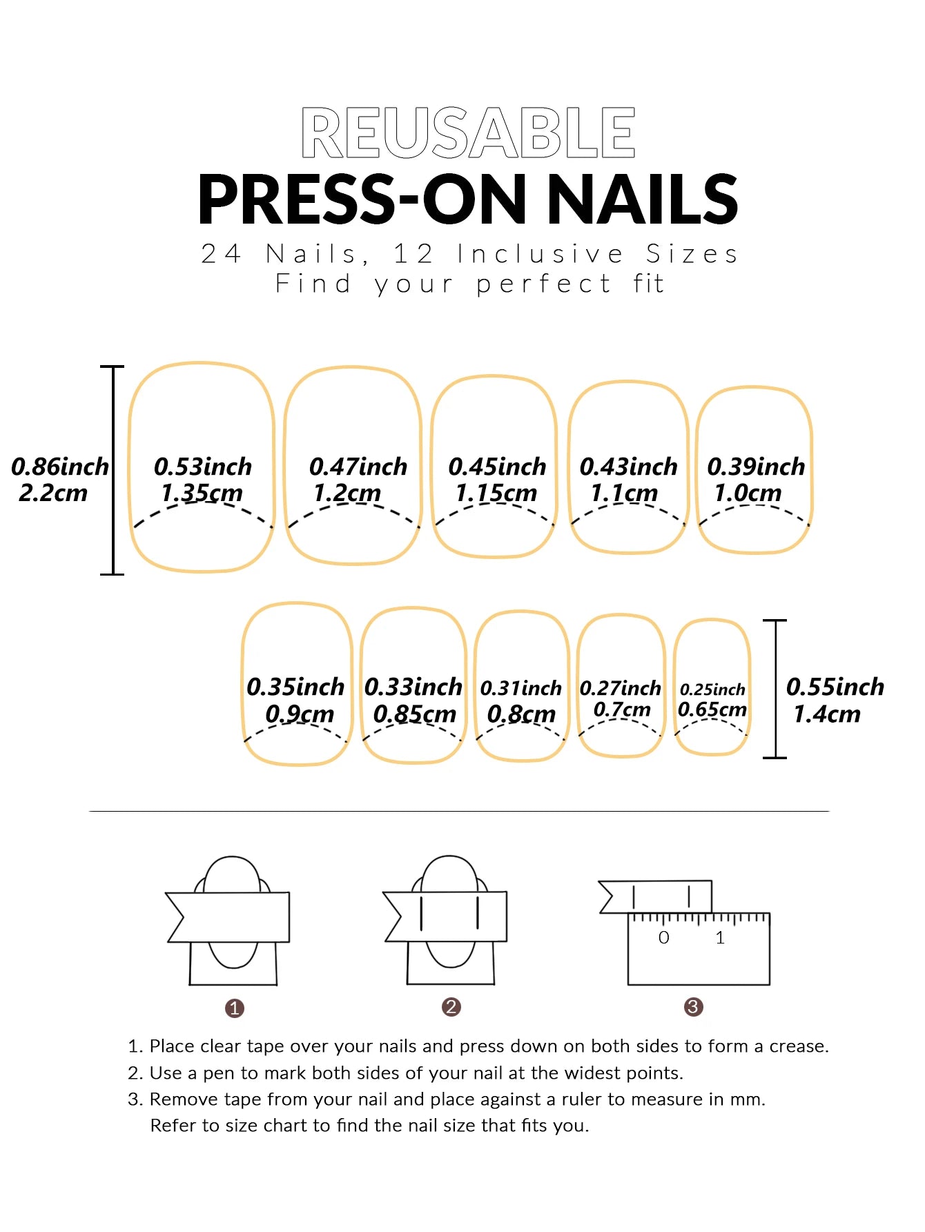 ARTAUG 24PCS Medium Stiletto Pink Press On Nails Full Cover Fake Nail Set Press On Nails Love Design handmade Press On Nails