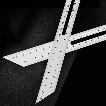 360° Angle Rulers Gauges Tri Square Sliding T-Bevel with Wooden Handle Level Measuring Tool Wooden Marking Gauge Protractor
