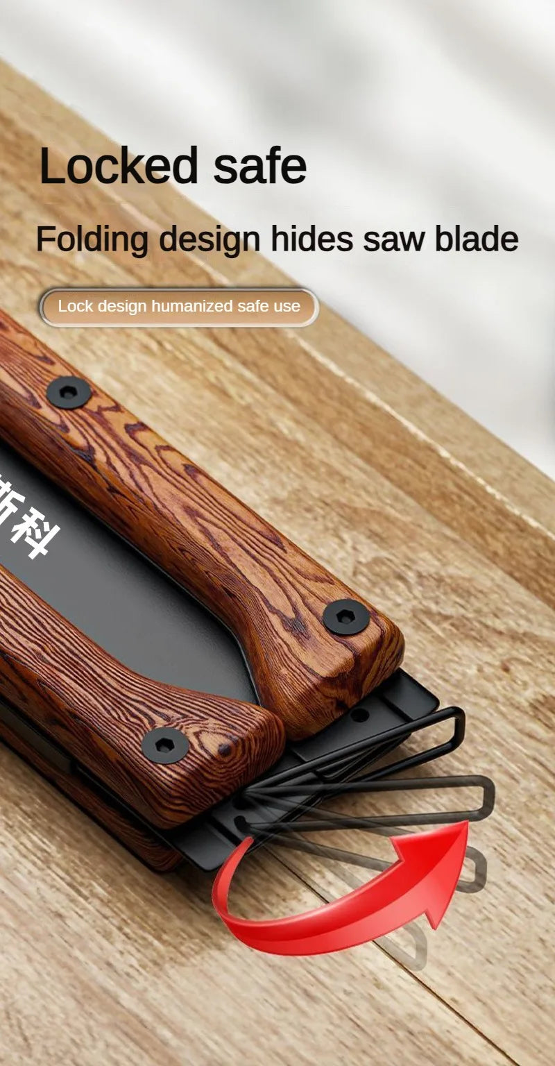 Woodworking specialized hand saw, double-sided saw, tree sawing tool, manual saw blade saw, household small handheld folding saw