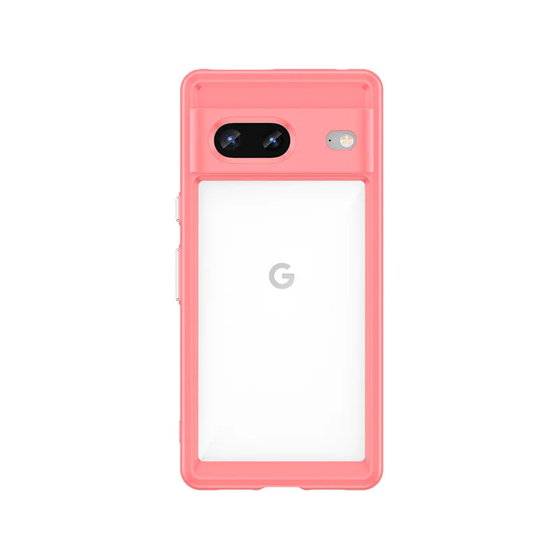 For Cover Google Pixel 7 Case Google Pixel 7 Capas Shockproof Bumper Multicolour Clear Transparent For Fundas Google Pixel 7 Pro