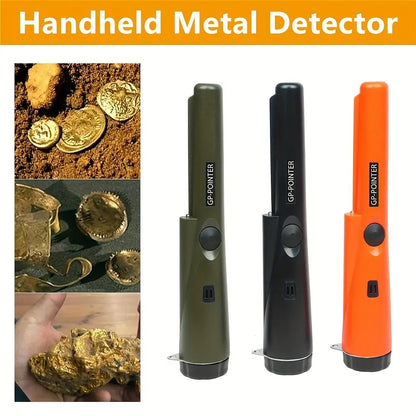 Metal Detector Outdoor Adventure Handheld Metal Detector Pinpointer   Finder Waterproof 360° Side Scan Metal Detector Rod